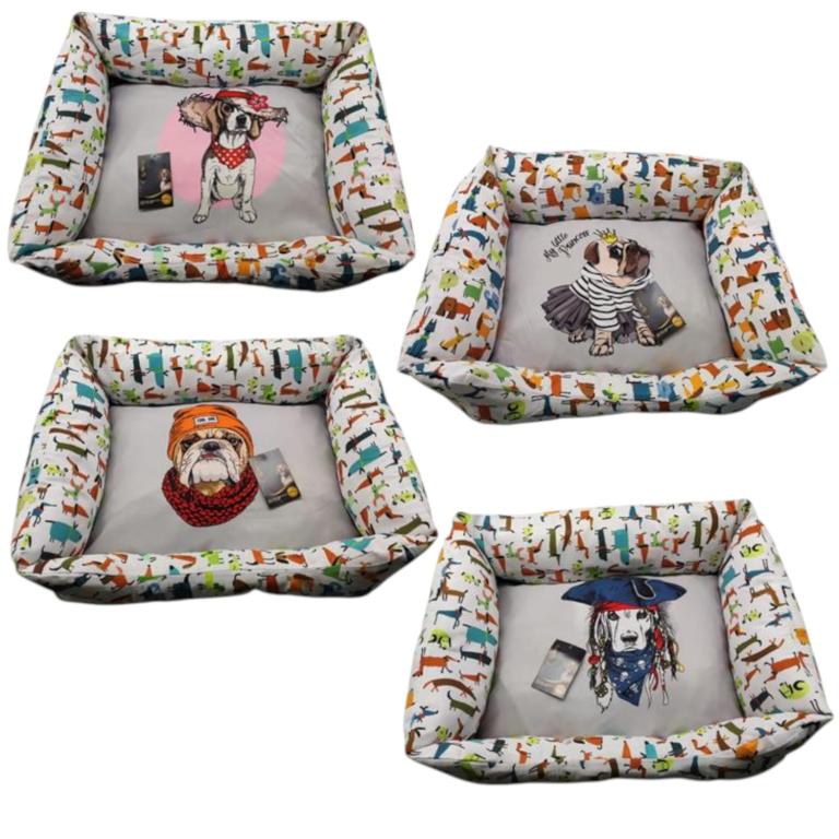 PET Q - CAMA LUXO PET GRAFIC 53X43CM
