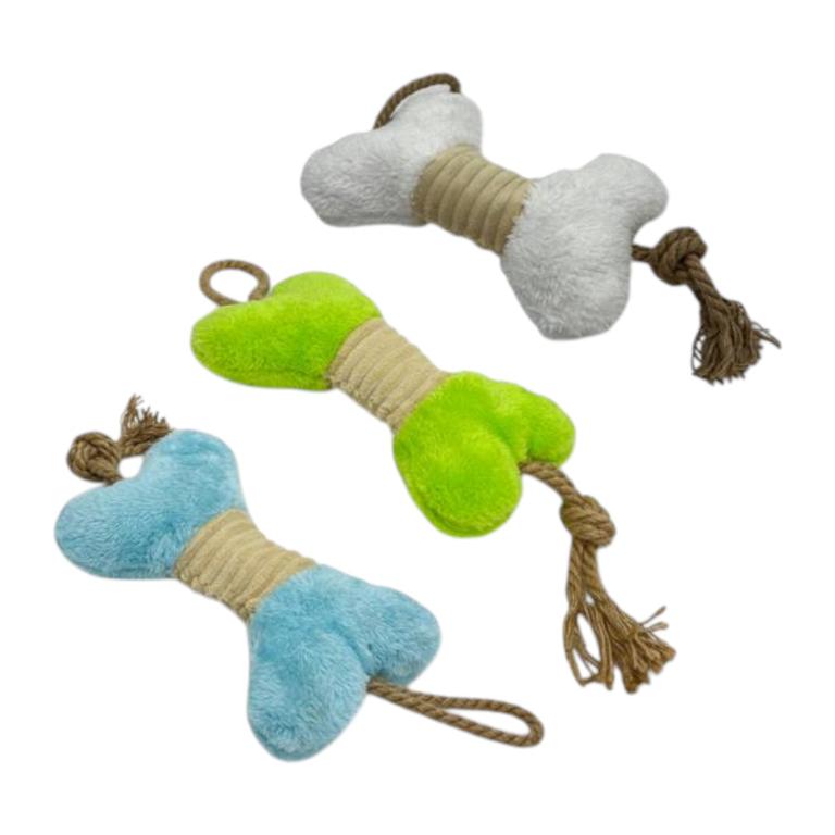 BOM AMIGO - PELUCIA OSSO CORDA THALIA 25CM