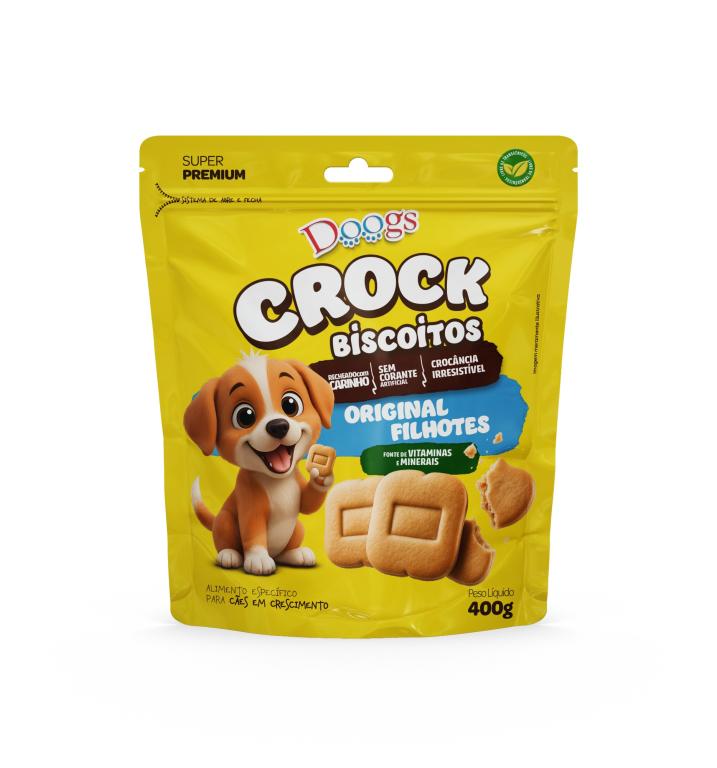 DOOGS - BISCOITO CROCK ORIGINAL FILHOTES 400G