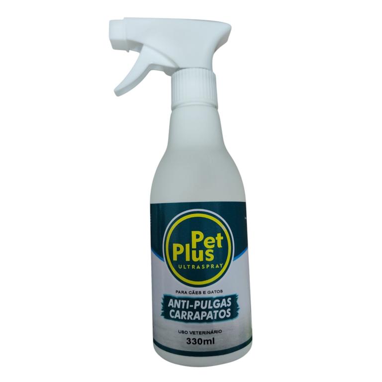 SPRAY ANTIPULGAS E CARRAPATOS PET PLUS 330ML