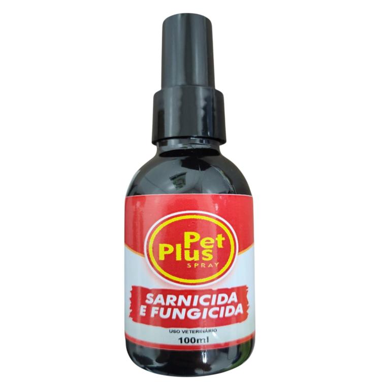 SPRAY SARNICIDA E FUNGICIDA PET PLUS 100ML