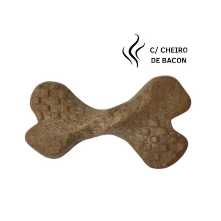 BOM AMIGO - MORDEDOR DOG OSSO BAMBOO 10CM (AROMA BACON)