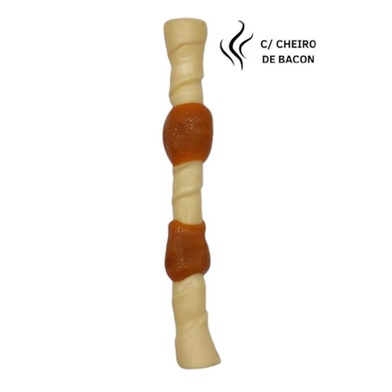 BOM AMIGO - MORDEDOR DOG OSSO CARTILAGEM 18CM (AROMA BACON)