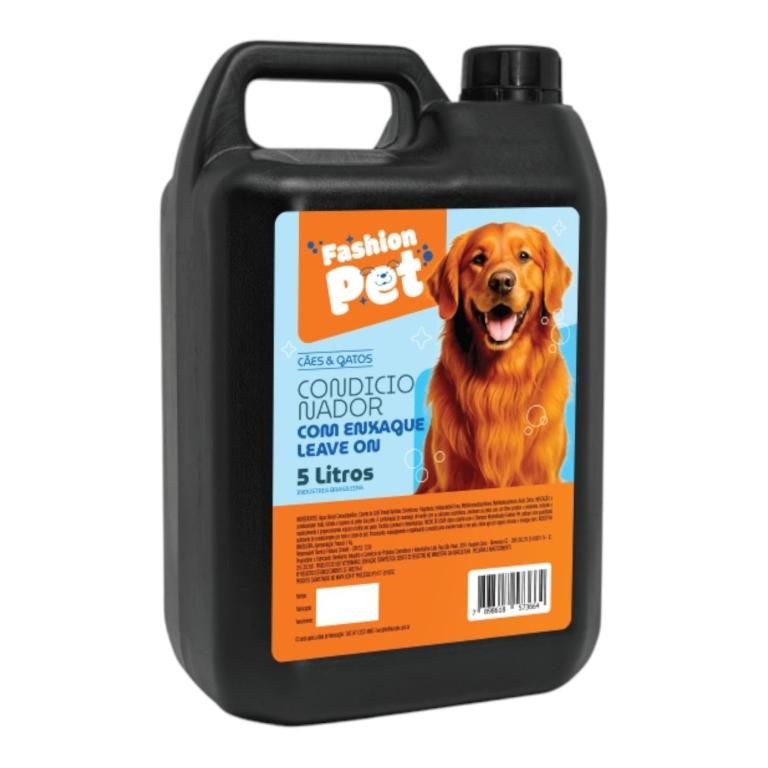 FASHION PET -  CONDICIONADOR COM ENXAGUE LEAVE ON 5L