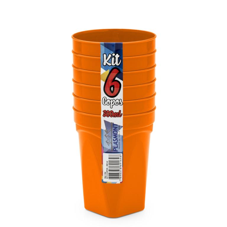 CA] COPO REFRESCO 300 ML C/ 6 PCS