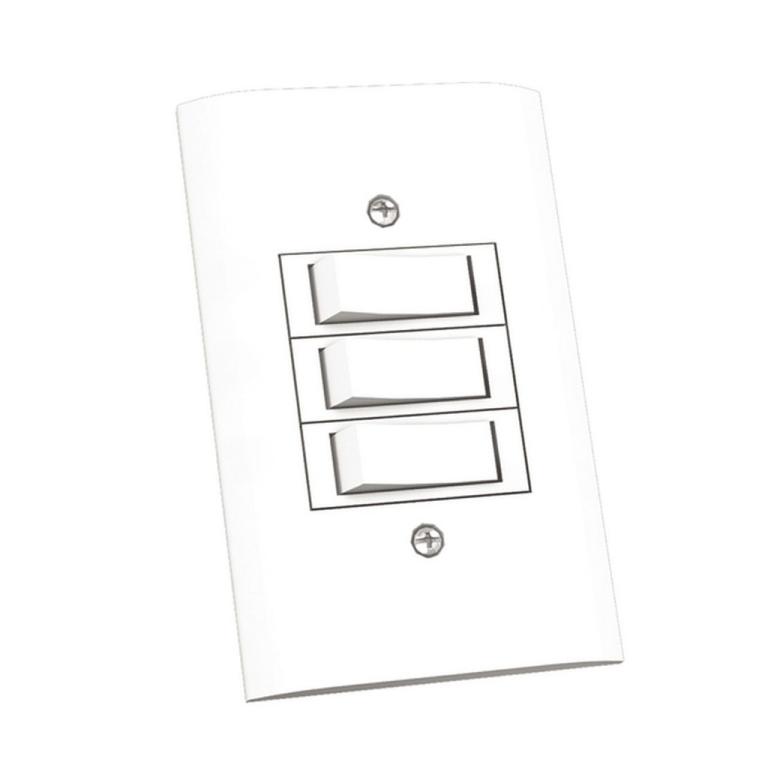 EL] INTERRUPTOR 3 TECLAS 10A UND
