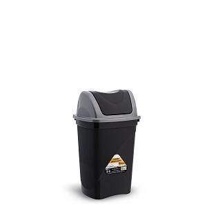 CS] LIXEIRA BASCULANTE 9 LITROS - PRETO