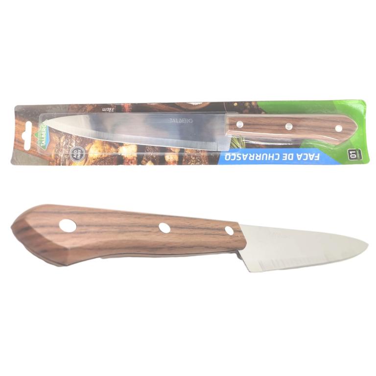 FG] FACA INOX CABO MADEIRA UND