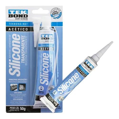 FR] ADESIVO DE SILICONE ACETICO 50G TRANSP BLISTER