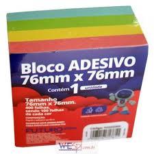 ES] BLOCO NOTAS ADESIVAS COL 76MMX76MM   100FOL