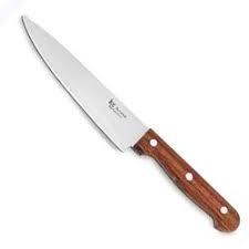 FG] FACA  INOX C/ CABO DE MADEIRA 30cm  UND