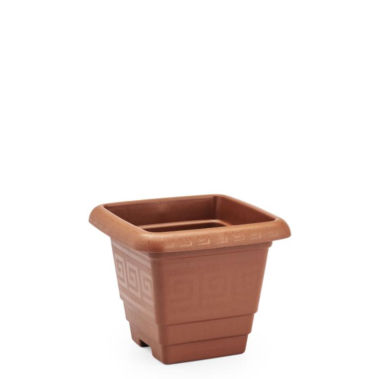 JD] VASO QUADRADO P 2,1 LITROS - TERRACOTA