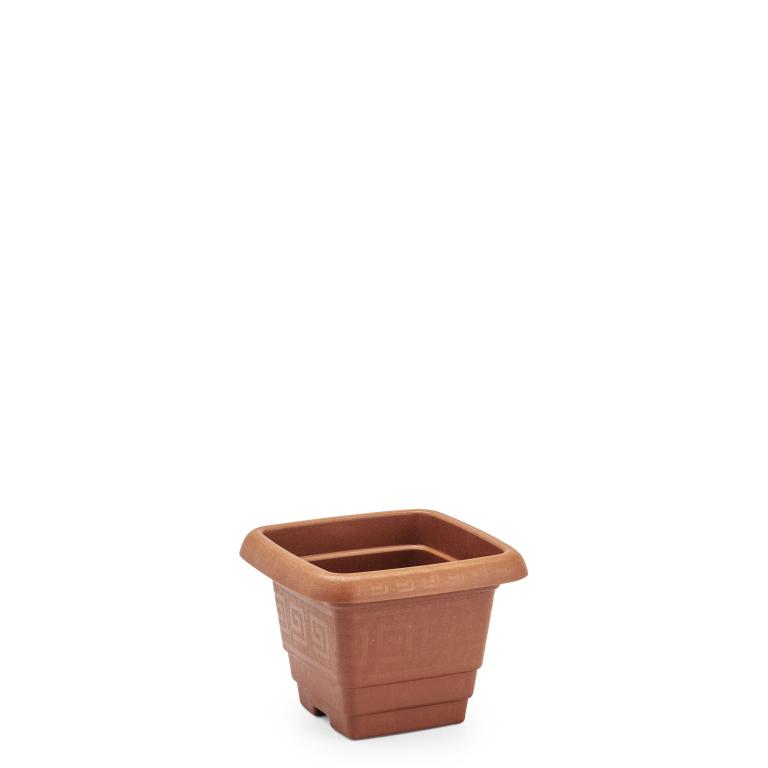 JD] VASO QUADRADO PP 650 ML- TERRACOTA