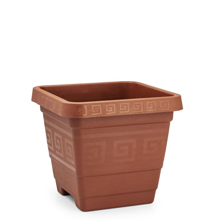 JD] VASO QUADRADO GG 18 LITROS - TERRACOTA