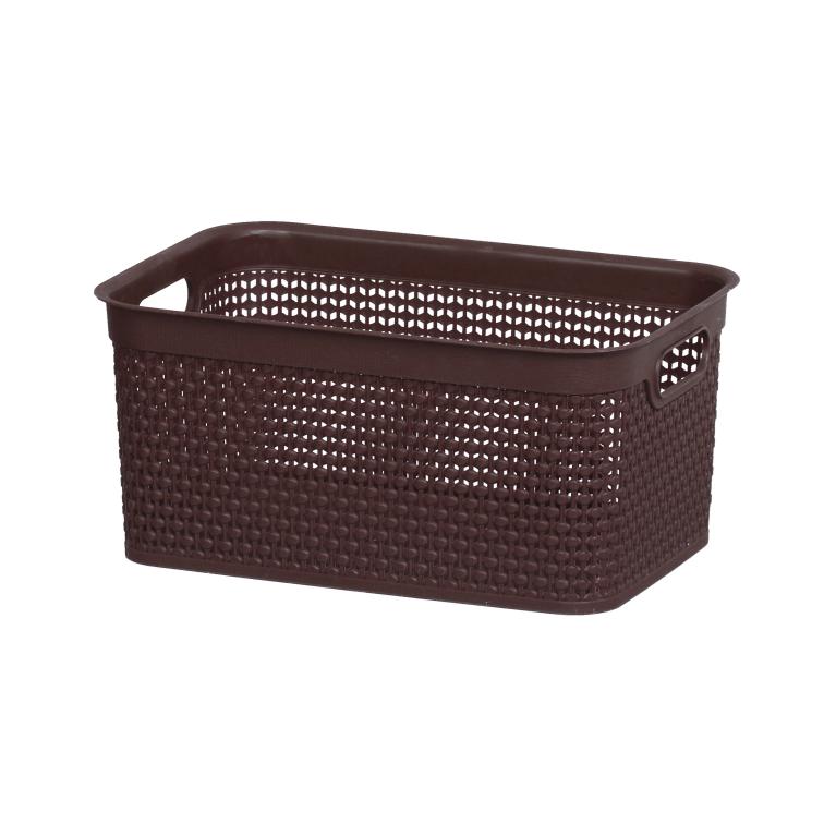CA] CAIXA NATURALLE RATTAN 7,5 L TABACO