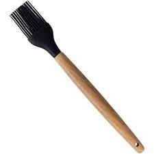 FG] PINCEL DE SILICONE COM CABO DE MADEIRA P/ CULINARIO 27 CM