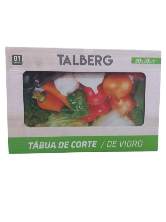 CS] TABUA DE CORTE EM VIDRO DECORADA 30X20X0,4 CM