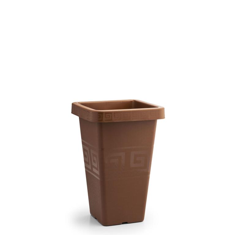 JD] VASO GREGO QUADRADO 13 LITROS - TERRACOTA