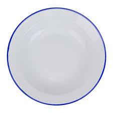 CA] PRATO ESMALTADO BRANCO 22CM