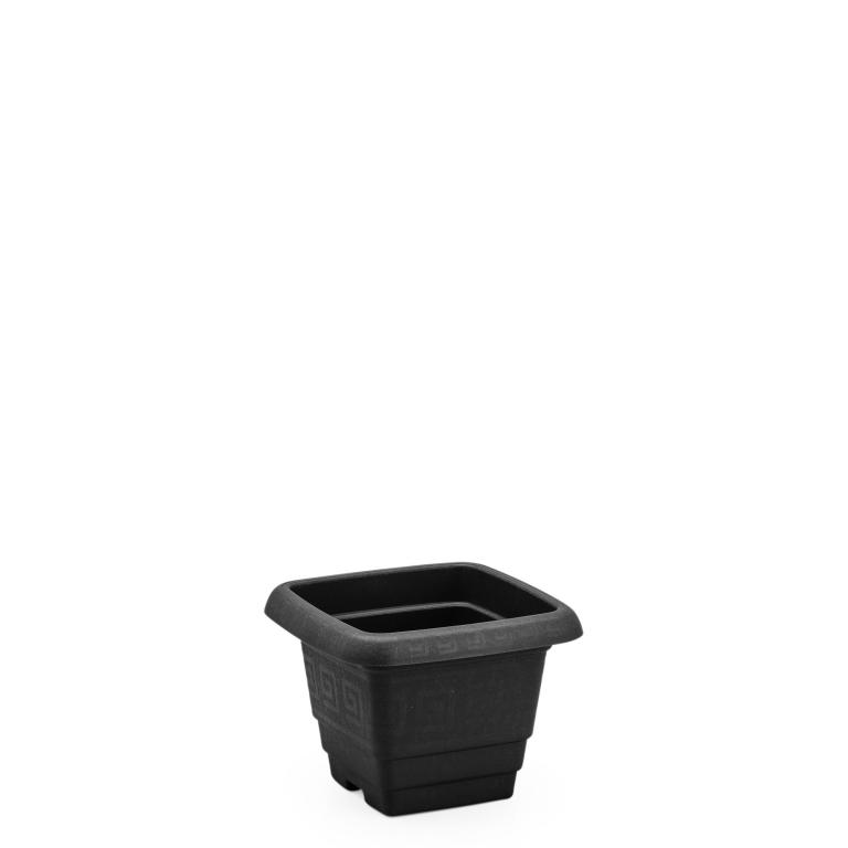 JD] VASO QUADRADO PP 650ml - PRETO