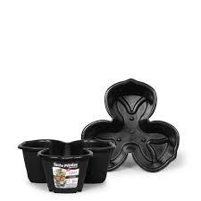 JD] VASO PETALAS EMPILHAVEL 1 LITRO - PRETO