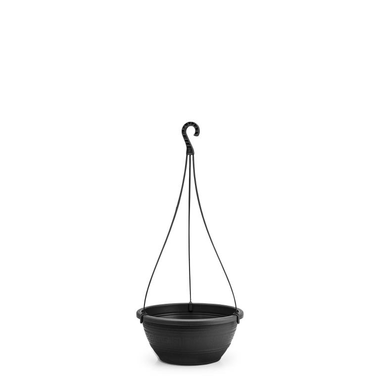 JD] VASO REDONDO 500ml COM ALCA 30cm - PRETO