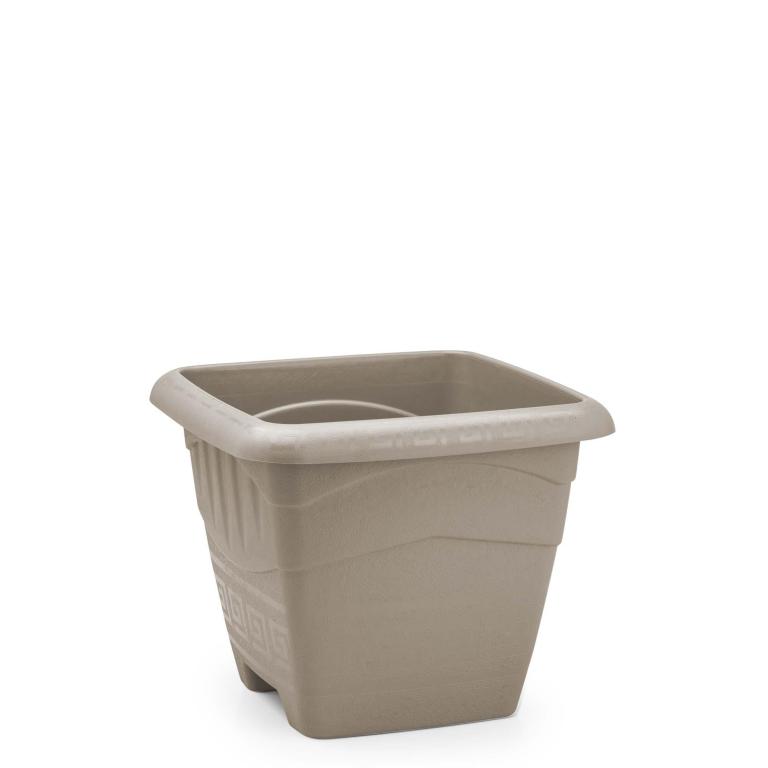 JD] VASO QUADRADO M 6 LITROS - AREIA