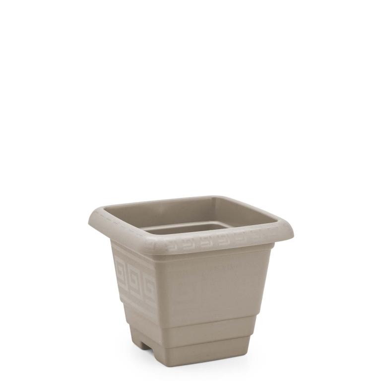 JD] VASO QUADRADO P 2,1 LITROS - AREIA