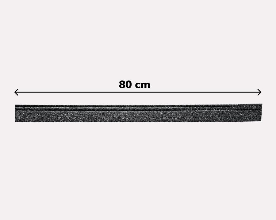 CS] VEDA PORTA PRETO 80 CM RODINHO