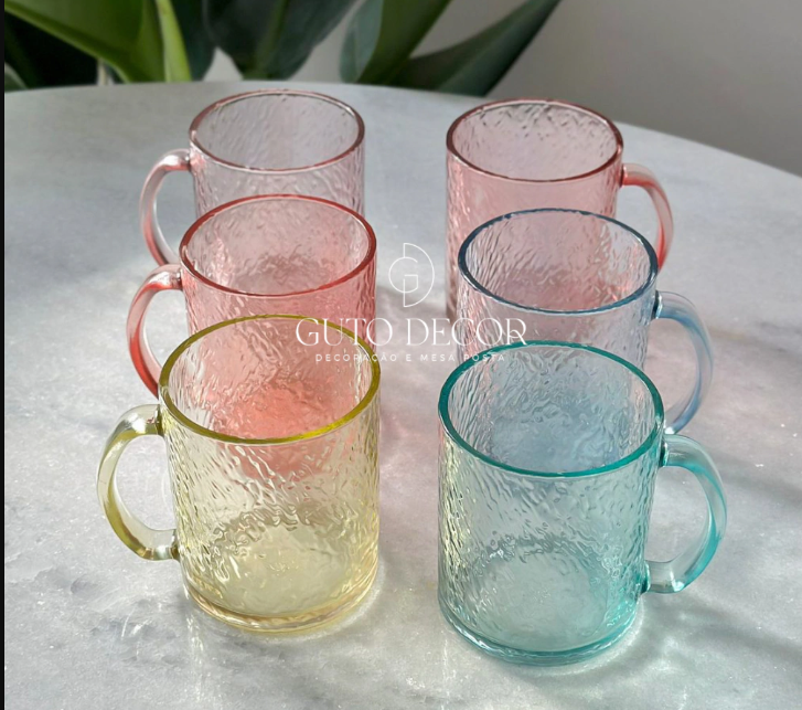 VD] JOGO 6 CANECAS 280ML