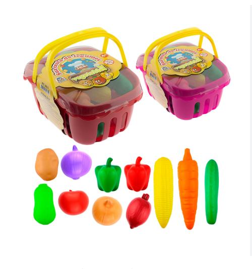 IN] CONJUNTO DE BRINQUEDOS  CESTAS COM LEGUMES