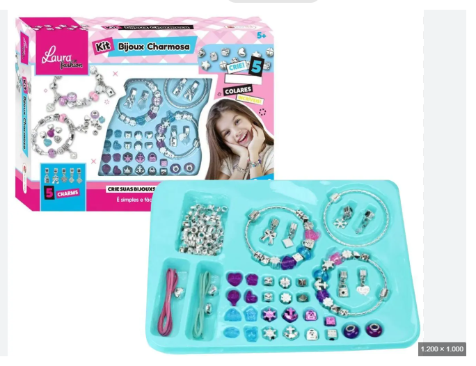 IN] BRINQUEDO INFANTIL CONJUNTO DE JOIAS CHARMOSA
