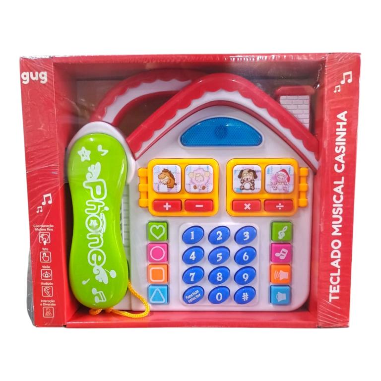 IN] TECLADO MUSICAL CASINHA