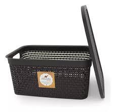 CA] CAIXA NATURALLE RATTAN 4,0 L TABACO