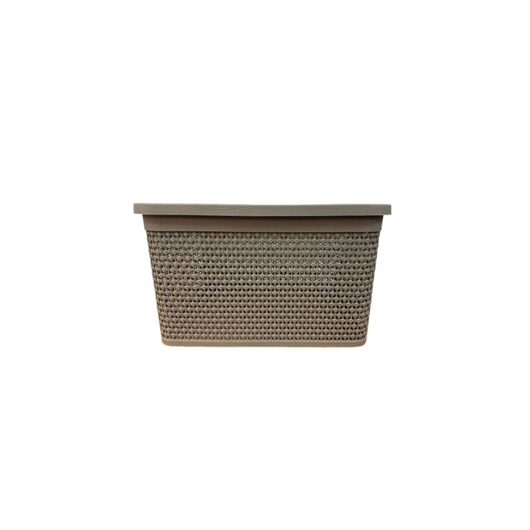 CA] CAIXA NATURALLE RATTAN 7,5 L CAPPUCCINO