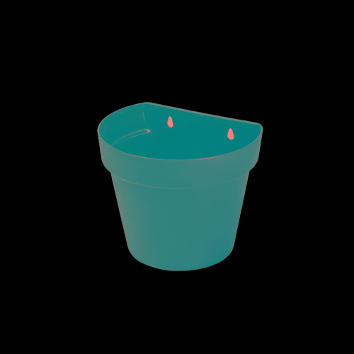 JD] VASO DE PAREDE FLORATTA N.20 3,0 L PRETO