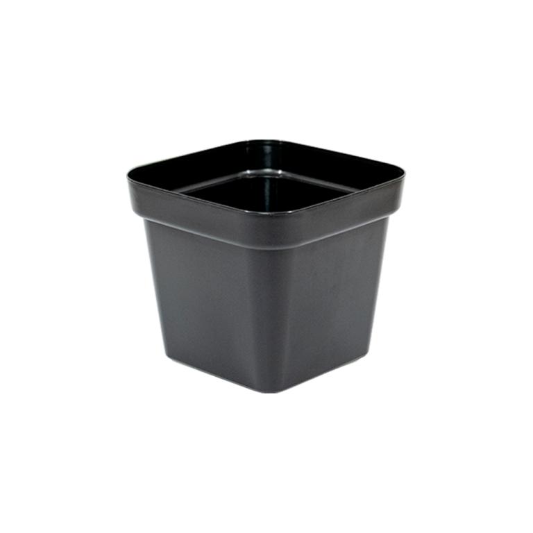 JD] VASO QUADRADO FLORATTA N.26 9,7 L PRETO