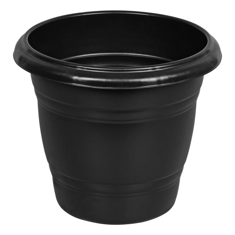 JD] VASO REDONDO BELLA FIORE N.50 42,5 L PRETO