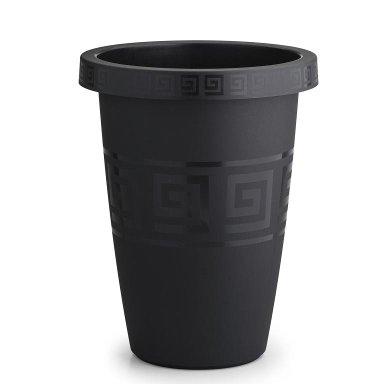 JD] VASO GREGO REDONDO 32 LITROS - PRETO