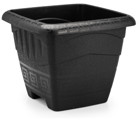 JD] VASO QUADRADO XG 59 LITROS - PRETO