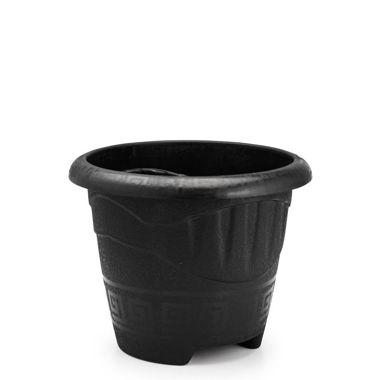 JD] VASO REDONDO G 9 LITROS - PRETO