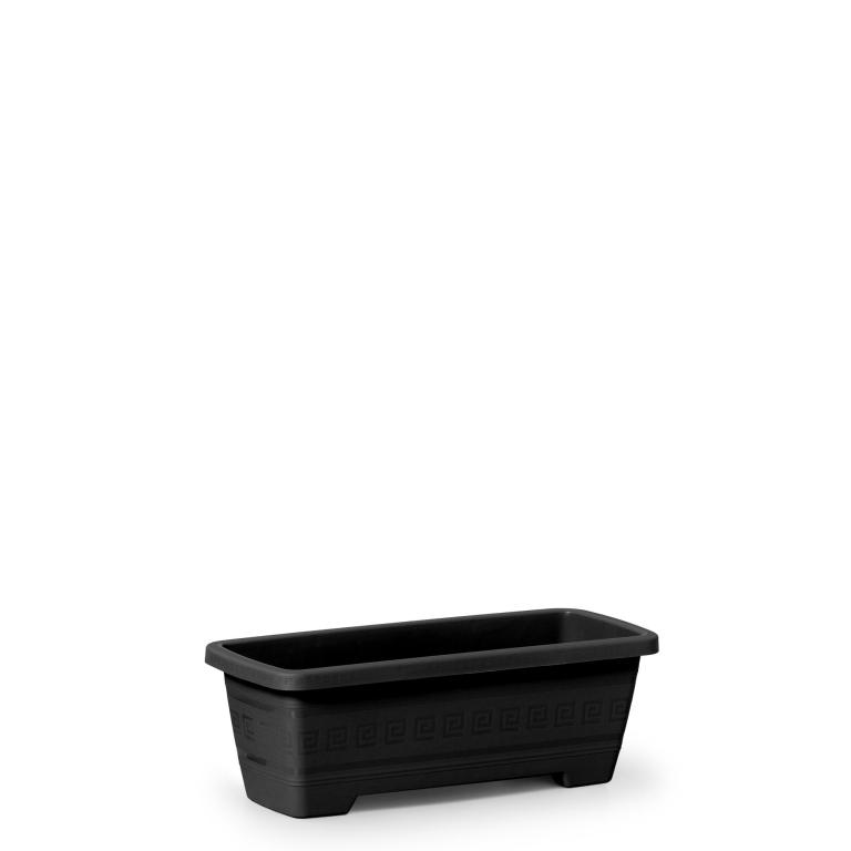 JD] VASO RETANGULAR M 3 LITROS - PRETO