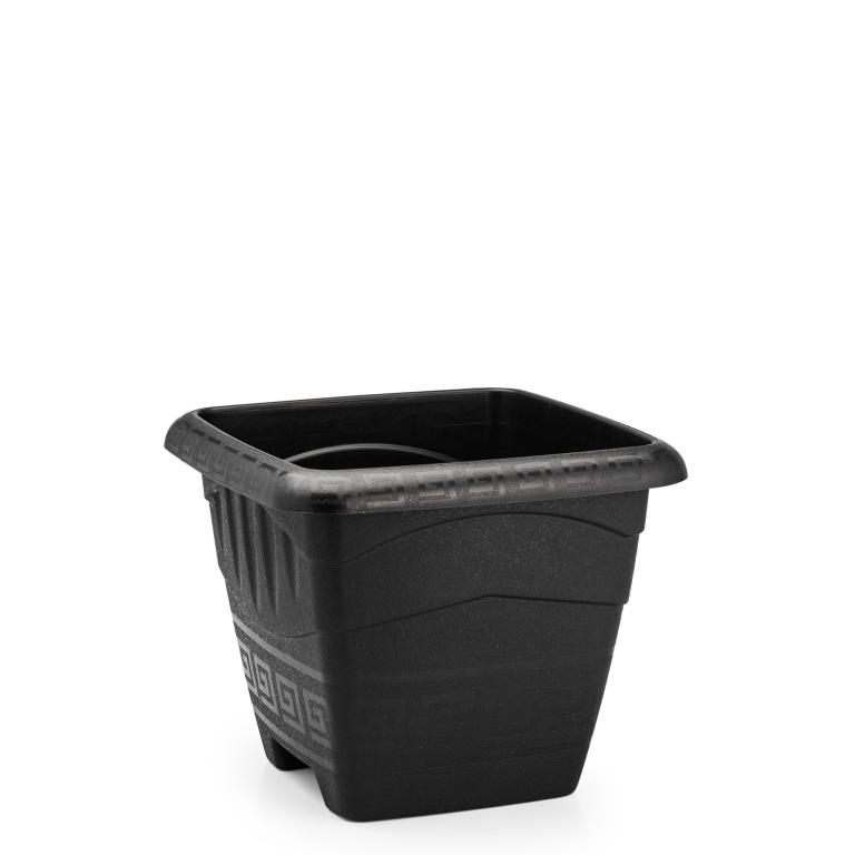 JD] VASO QUADRADO M 6 LITROS - PRETO