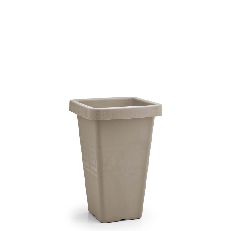 JD] VASO GREGO QUADRADO 13 LITROS - AREIA