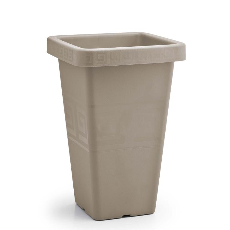JD] VASO GREGO QUADRADO 19,5 LITROS - AREIA