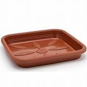 JD] PRATO QUADRADO N 1- TERRACOTA