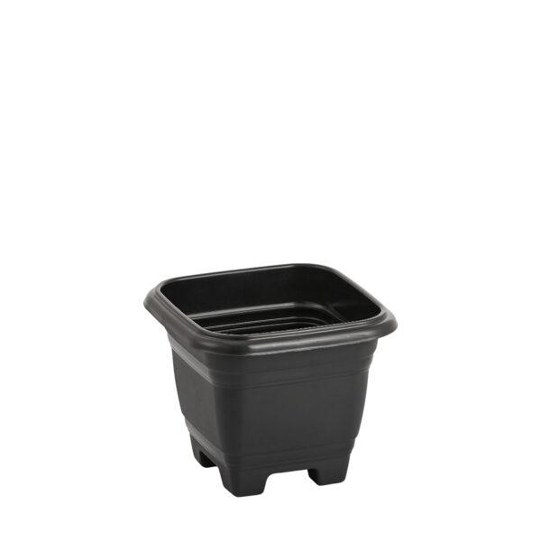 JD] VASO QUADRADO BELLA FIORE N.22 4,3 L PRETO