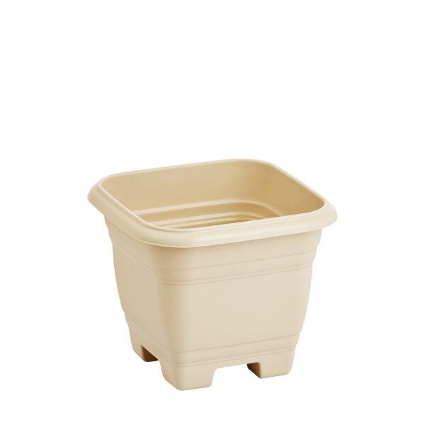 JD] VASO QUADRADO BELLA FIORE N.28 9,7 L AREIA