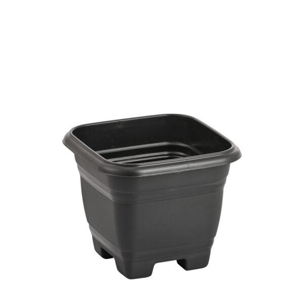 JD] VASO QUADRADO BELLA FIORE N.28 9,7 L PRETO