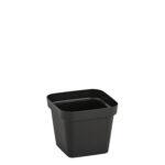 JD] VASO QUADRADO FLORATTA N.19 3,8 L PRETO